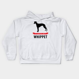 I Love My Whippet Kids Hoodie